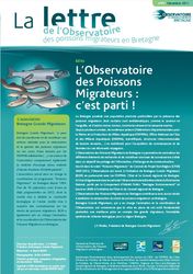 Télécharger la lettre n°1 de l'Observatoire des Poissons Migrateurs en Bretagne