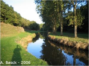 Cours d'eau recalibré